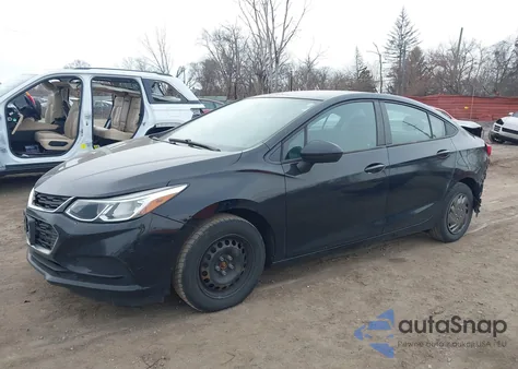 2017 Chevrolet Cruze Ls Manual из США, поврежденный, VIN 1G1BB5SM4H7267153